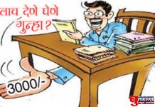 देऊळगाव महीच्या लाचखोर ग्रामसेवकाला बुलढाण्यात 3 हजाराची लाच घेतांना पकडले!