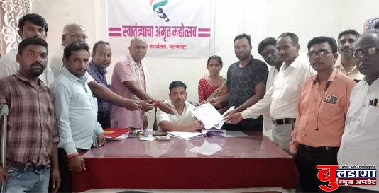 पत्रकारांशी असभ्य वर्तन करणाऱ्या नांदुऱ्याच्या पोउनी.स्वप्नील रणखांबला निलंबीत करा !