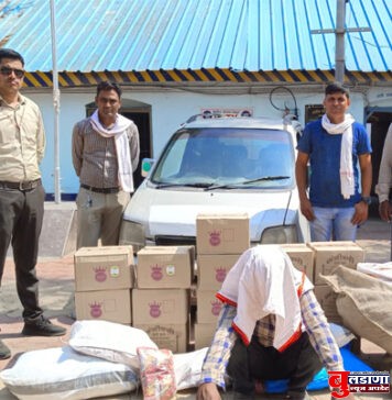 स्थागुशाची नांदुऱ्यात धडक कारवाई; 3.22 लक्ष रु.ची देशी दारु व गुटखा पकडला!