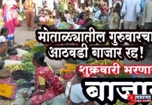 मोताळ्याचा आठवडी बाजार शुक्रवारी भरणार !