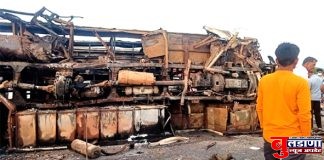 जिल्हा हादरला: समृध्दी महामार्गावर भिषण अपघात; होरपळून 25 ठार !