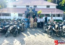 स्थानिक गुन्हा शाखेची सर्वात मोठी कारवाई ! आंतरराज्यीय दुचाकी चोरट्यांचे रॅकेट पकडले 42 दुचाकीसह 21 लाखाचा मुद्देमाल जप्त !!