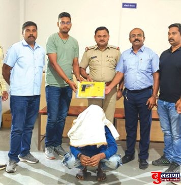 पोलिसांनी बुलढाण्याच्या युवकाकडून देशी पिस्टल पकडले ! रोहिणखेड शिवारात स्थागुशा.व धा.बढे पोलिसांची संयुक्तीक कारवाई