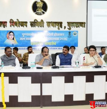 पाण्याचा काटकसरीने वापर करून जलसंधारणाच्या कामांना प्राधान्य द्या : पालकमंत्री ना. मकरंद पाटील