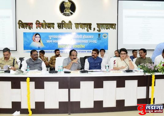 पाण्याचा काटकसरीने वापर करून जलसंधारणाच्या कामांना प्राधान्य द्या : पालकमंत्री ना. मकरंद पाटील